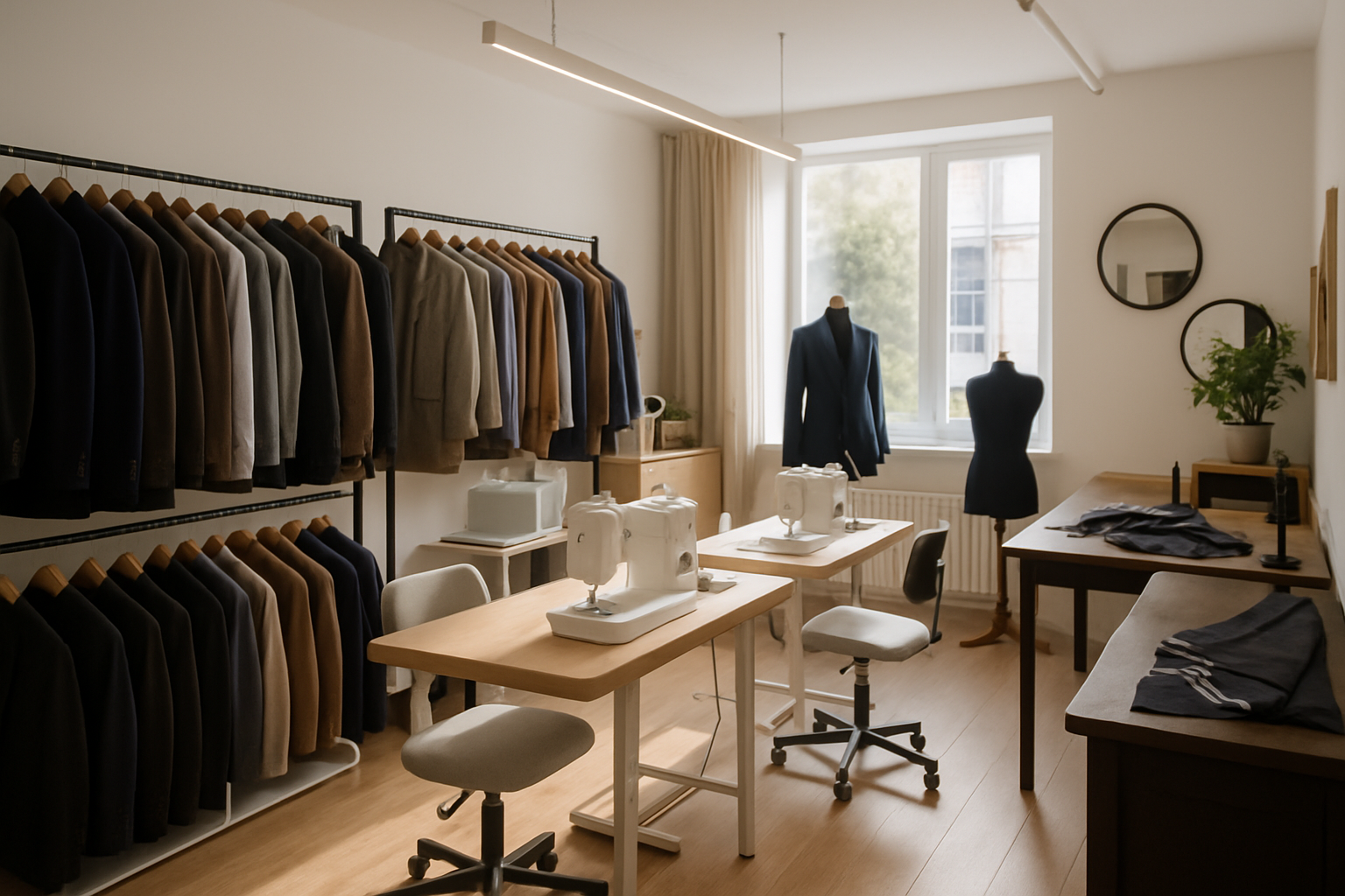 TALA skrædder butik interiør